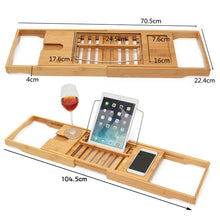 Load image into Gallery viewer, Wood Bathtub Tray