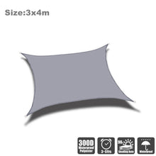 Load image into Gallery viewer, Waterproof Sun Shade Sail Triangle Sunshade Sail For Garden Patio Outdoor Awings Canopy Pool Awning Camping Sun Shelter Tent