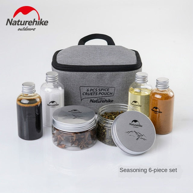 Camping Seasoning Bottles & Bag