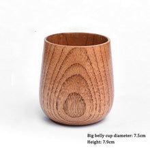 Load image into Gallery viewer, Wooden Big Belly Cups Handmade Natural Spruce Wood Cups Beer Tea Coffee Milk Water Cup Kitchen Bar Drinkware Dropshipping
