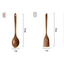 Load image into Gallery viewer, Sets of Teak Wood Tableware Utensils
