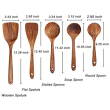 Load image into Gallery viewer, Sets of Teak Wood Tableware Utensils
