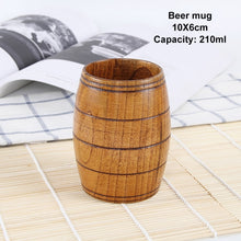 Load image into Gallery viewer, Wooden Big Belly Cups Handmade Natural Spruce Wood Cups Beer Tea Coffee Milk Water Cup Kitchen Bar Drinkware Dropshipping
