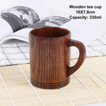 Load image into Gallery viewer, Wooden Big Belly Cups Handmade Natural Spruce Wood Cups Beer Tea Coffee Milk Water Cup Kitchen Bar Drinkware Dropshipping
