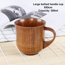 Load image into Gallery viewer, Wooden Big Belly Cups Handmade Natural Spruce Wood Cups Beer Tea Coffee Milk Water Cup Kitchen Bar Drinkware Dropshipping
