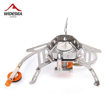 Load image into Gallery viewer, Widesea Wind proof outdoor gas burner camping stove lighter tourist equipment kitchen cylinder propane grill
