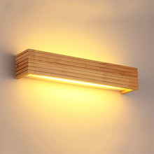 Load image into Gallery viewer, Japanese Style Wooden Wall Lamp
