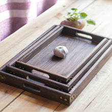 Load image into Gallery viewer, Retro Wooden Pallet Rectangular Serving Trays
