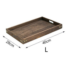 Load image into Gallery viewer, Retro Wooden Pallet Rectangular Serving Trays
