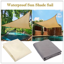 Load image into Gallery viewer, Waterproof Sun Shade Sail Triangle Sunshade Sail For Garden Patio Outdoor Awings Canopy Pool Awning Camping Sun Shelter Tent
