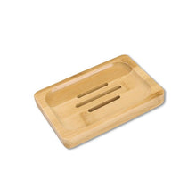 Load image into Gallery viewer, Wooden Bamboo Soap Dish and Rack
